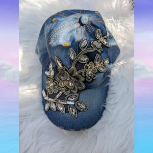Bejeweled baseball hat